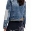 Giacca in denim Patchwork con Topolino