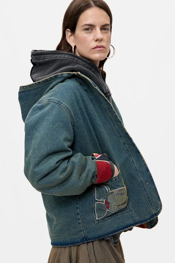 Giacca in denim reversibile Mickey™ Giacca in denim reversibile Mickey™