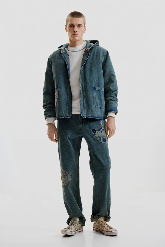 Giacca in denim reversibile Mickey™ Giacca in denim reversibile Mickey™
