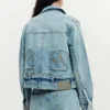 Giacca in denim stampata Giacca in denim stampata