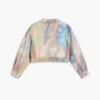 Giacca in denim tie-dye