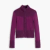 Giacca in maglia a collo alto