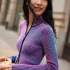 Giacca in maglia con doppia zip
