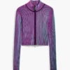 Giacca in maglia con doppia zip