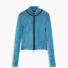 Giacca in maglia con doppia zip