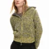 Giacca in maglia con zip Giacca in maglia con zip