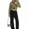 Giacca in maglia con zip Giacca in maglia con zip