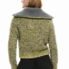 Giacca in maglia con zip Giacca in maglia con zip