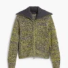 Giacca in maglia con zip Giacca in maglia con zip