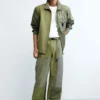Giacca militare con tasche Giacca militare con tasche