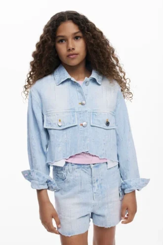 Giacca trucker in denim