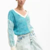 Gonna corta in denim