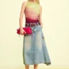 Gonna in denim asimmetrica Gonna in denim asimmetrica