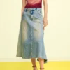 Gonna in denim asimmetrica Gonna in denim asimmetrica