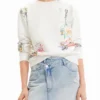 Gonna in denim con vita incrociata