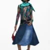 Gonna patchwork in denim Gonna patchwork in denim
