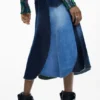 Gonna patchwork in denim Gonna patchwork in denim