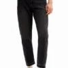 Jeans a carota con doppia cintura