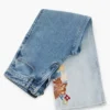 Jeans a culotte ricamati