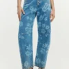 Jeans a fiori