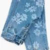 Jeans a fiori