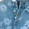 Jeans a fiori