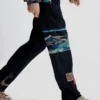 Jeans con stampa orientale Jeans con stampa orientale