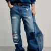 Jeans con toppe