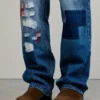 Jeans con toppe