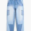 Jeans con toppe