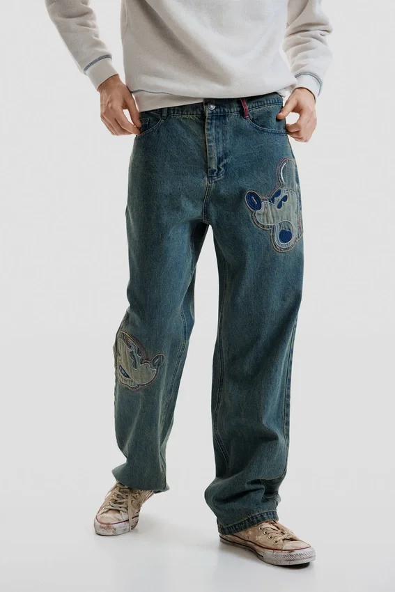 Jeans con toppe Disney™ Jeans con toppe Disney™