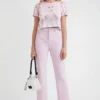 Jeans dritti a vita alta