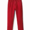 Jeans dritti a vita alta