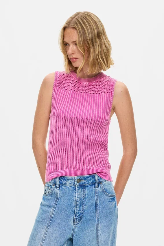 Jeans dritti con effetto consumato Jeans dritti con effetto consumato
