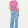 Jeans dritti con effetto consumato Jeans dritti con effetto consumato