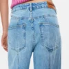 Jeans dritti con effetto consumato Jeans dritti con effetto consumato