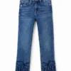 Jeans lunghi a zampa ricamati Jeans lunghi a zampa ricamati