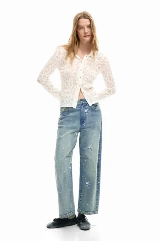 Jeans ricamati