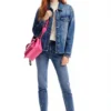Jeans skinny a fiori con effetto push-up Jeans skinny a fiori con effetto push-up