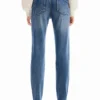 Jeans skinny a fiori con effetto push-up Jeans skinny a fiori con effetto push-up