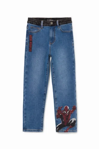 Jeans Spiderman ricamati