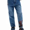 Jeans Spiderman ricamati