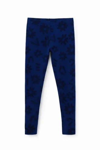 Leggings lunghi a fiori
