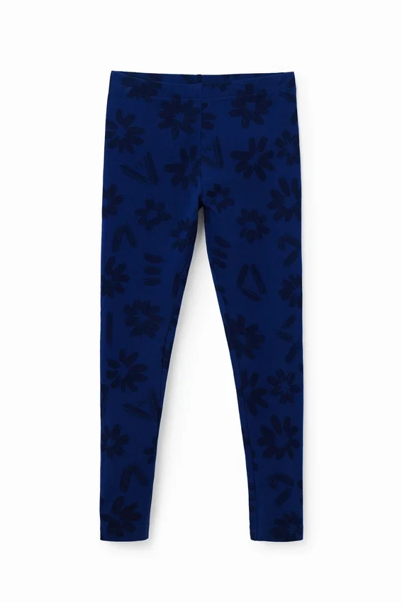 Leggings lunghi a fiori Leggings lunghi a fiori