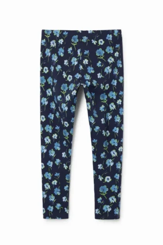 Leggings lunghi a fiori
