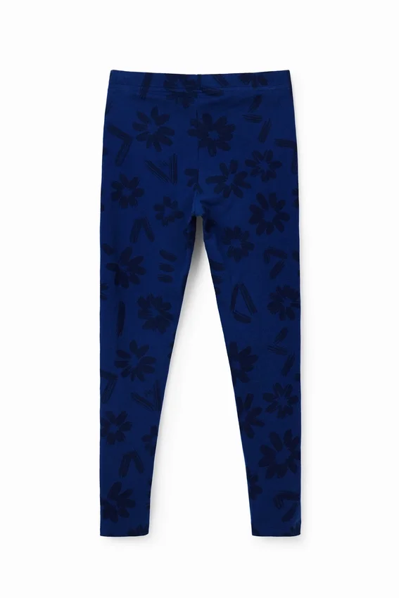Leggings lunghi a fiori Leggings lunghi a fiori
