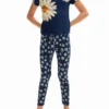 Leggings lunghi a fiori Leggings lunghi a fiori