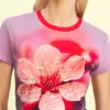 Maglietta a fiori
