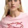 Maglietta a maniche corte in maglia Maglietta a maniche corte in maglia