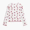 Maglietta a maniche lunghe con cuori